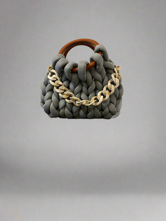 Kolfuschgerhof® handmade grey Wrist Bags