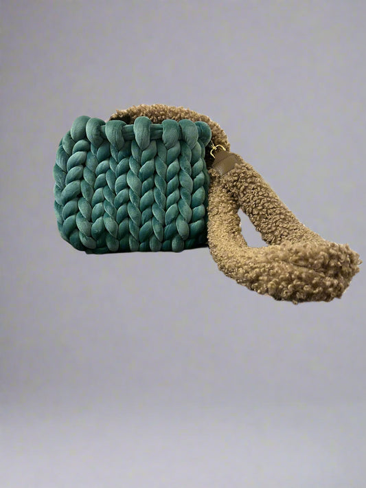 Kolfuschgerhof® handmade green Wrist Bags